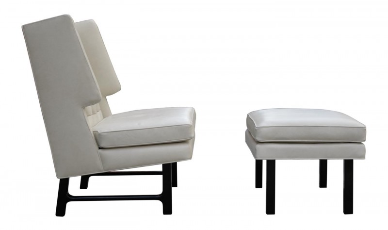 Edward Wormley Dunbar Lounge Chair and Ottoman
