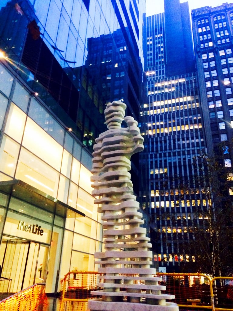 Antonio Pio Saracino, Hero, USA, 2013, Danby Stone, 6.5' x 2.5' x1.5'