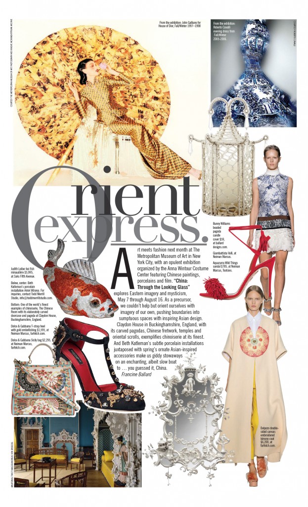 Paper City Magazine - Orient Express -  April 2015