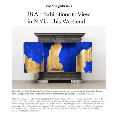 NY Times_11.15.19_Salon Lionel